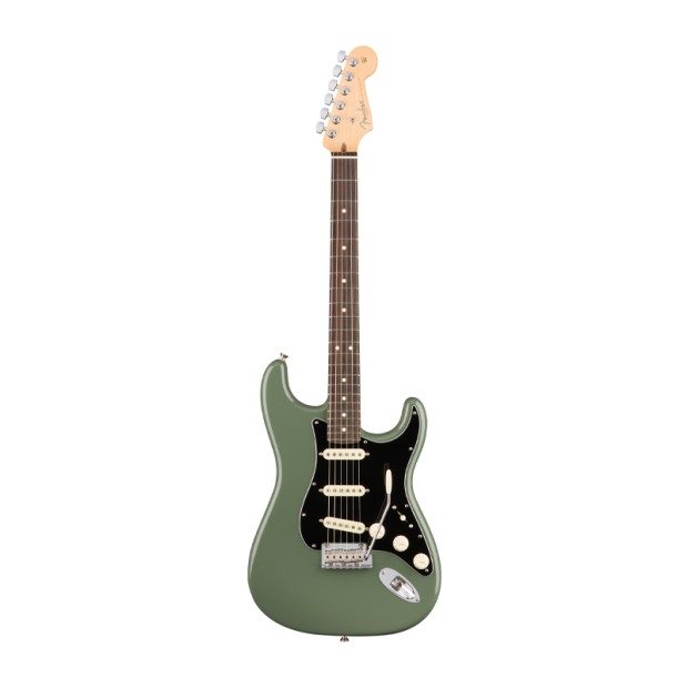 گیتار الکتریک فندر Fender American Professional Stratocaster - Antique Olive w/ Rosewood Fingerboard