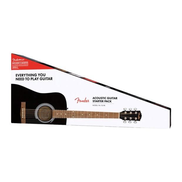 گیتار آکوستیک فندر Fender FA 115 Dreadnought Pack Black