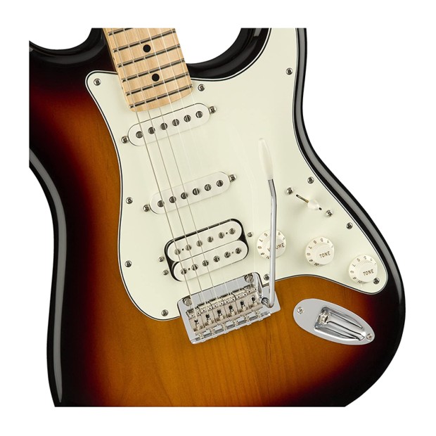 گیتار الکتریک فندر Fender Player Series Stratocaster HSS - 3-Tone Sunburst w/ Maple Fingerboard
