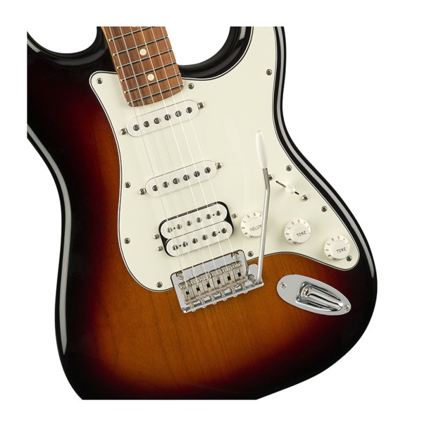 گیتار الکتریک فندر Fender Player Series Stratocaster HSS - 3-Tone Sunburst w/ Pau Ferro Fingerboard