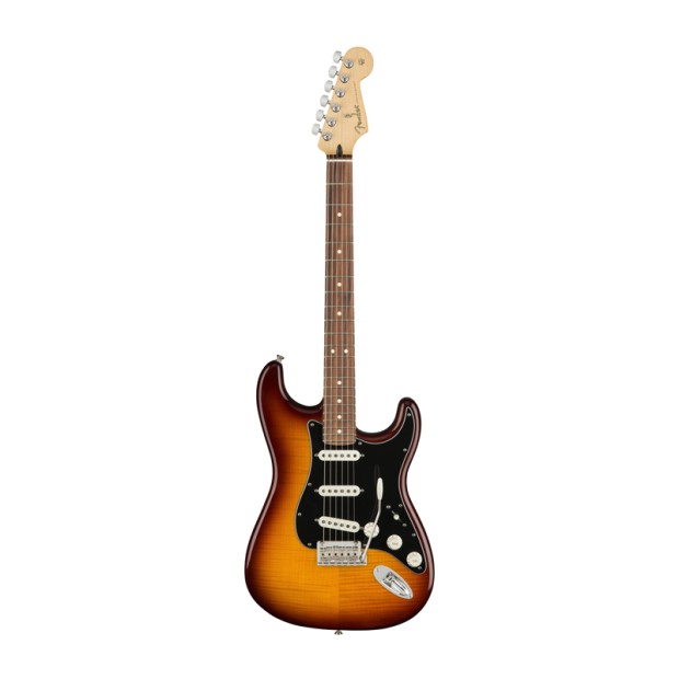 گیتار الکتریک فندر Fender Player Series Stratocaster Plus Top - Tobacco Sunburst w/ Pau Ferro Fingerboard