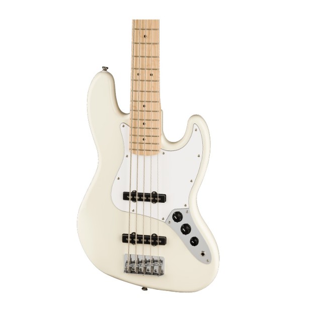 گیتار بیس فندر Squier Affinity Jazz Bass V MN WPG Olympic White