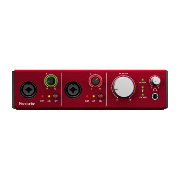 کارت صدا مخصوص سیستم عامل مک فوکوسرایت Focusrite Clarett 2Pre