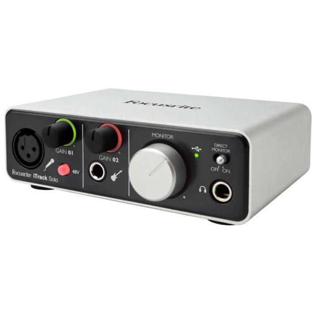 کارت صدا با قابلیت اتصال به آیپد فوکوسرایت Focusrite iTrack Solo
