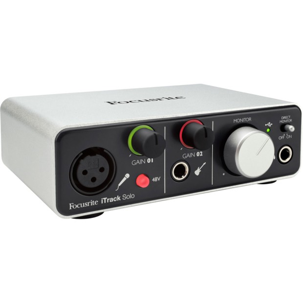 کارت صدا با قابلیت اتصال به آیپد فوکوسرایت Focusrite iTrack Solo