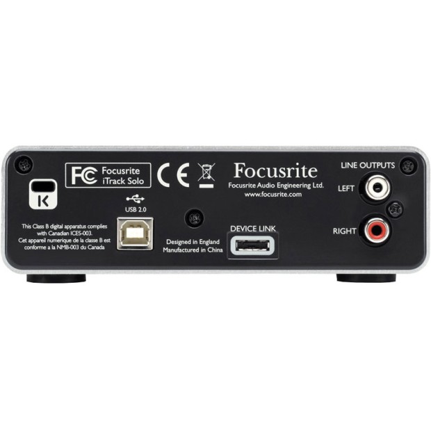 کارت صدا با قابلیت اتصال به آیپد فوکوسرایت Focusrite iTrack Solo