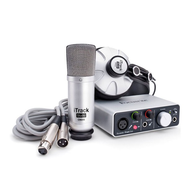 کارت صدا و پکیج استودیو مخصوص آیپد فوکوسرایت Focusrite iTrack Studio