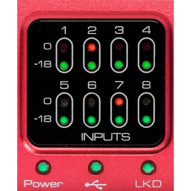 کارت صدا فوکوسرایت Focusrite Scarlett 18i6 USB 2.0