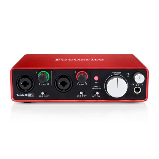 کارت صدا فوکوسرایت Focusrite Scarlett 2i2 G2