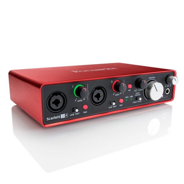 کارت صدا فوکوسرایت Focusrite Scarlett 2i4 G2