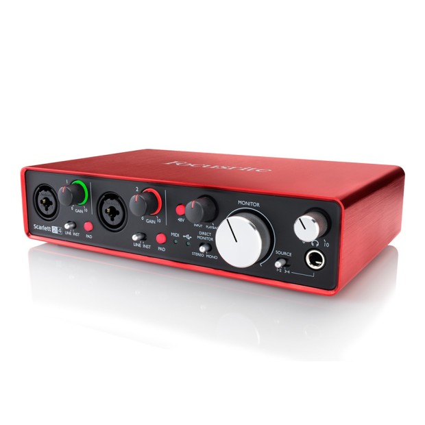 کارت صدا فوکوسرایت Focusrite Scarlett 2i4 G2
