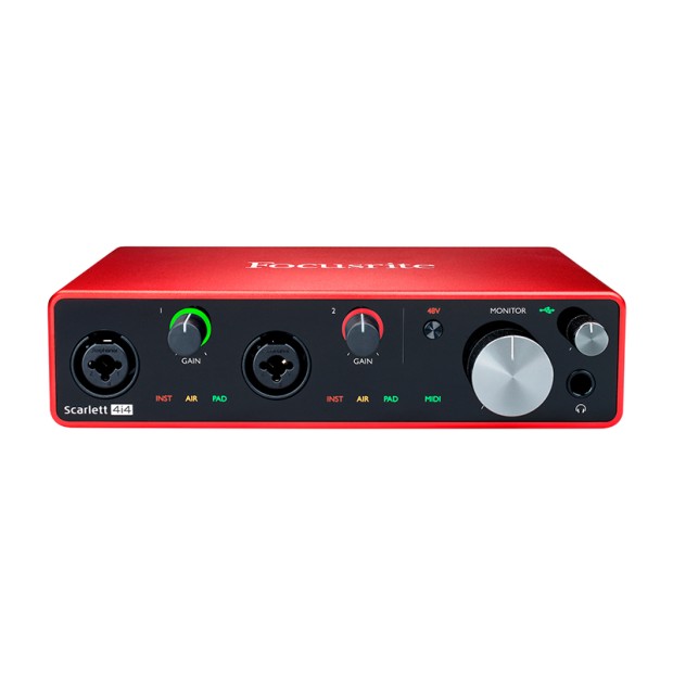 کارت صدا فوکوسرایت Focusrite Scarlett 4i4 3rd Gen