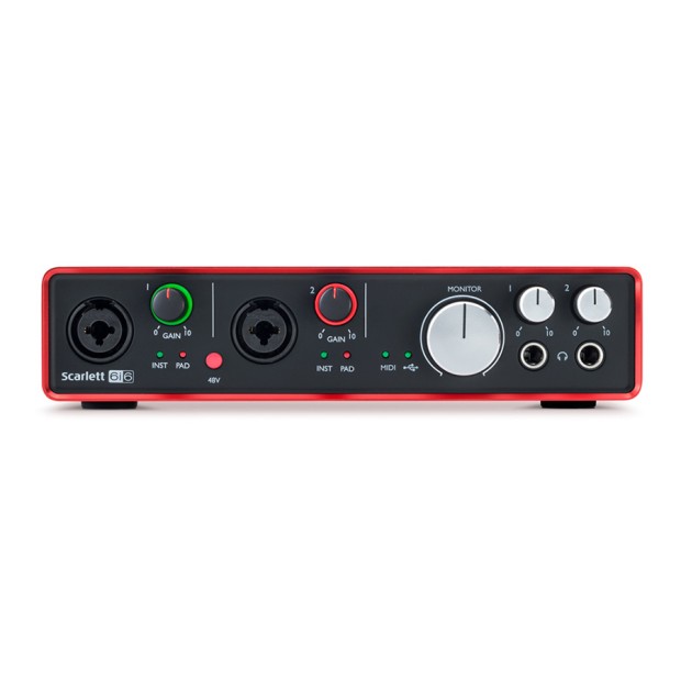 کارت صدا فوکوسرایت Focusrite Scarlett 6i6 G2