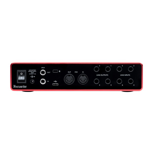 کارت صدا فوکوسرایت Focusrite Scarlett 8i6 3rd Gen