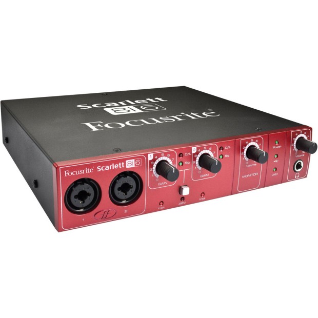 کارت صدا فوکوسرایت Focusrite Scarlett 8i6 USB 2.0