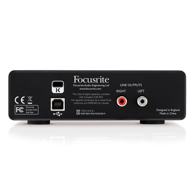 کارت صدا فوکوسرایت Focusrite Scarlett Solo G2