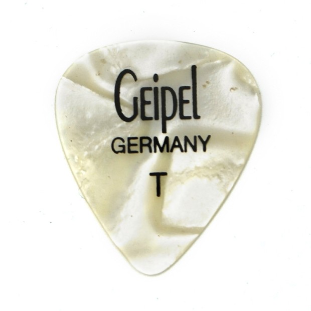 پیک گیتار Geipel Geipel Pearloid White Thin