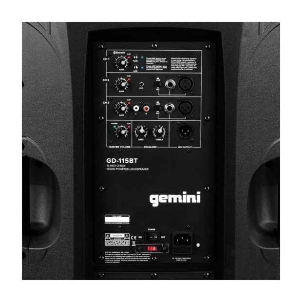 اسپیکر پرتابل جمینی Gemini GD-115BT