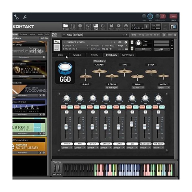 وی اس تی پلاگین Get Good Drums GGD Matt Halpern Signature Drum Pack