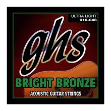 قیمت خرید فروش سیم گیتار آکوستیک جی اچ اس GHS Bright Bronze Acoustic Guitar Strings 10-46