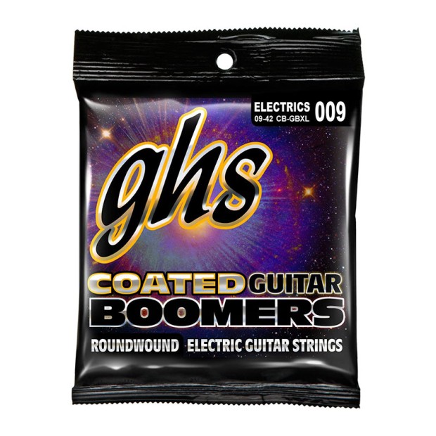 سیم گیتار الکتریک جی اچ اس GHS Coated Boomers Electric Guitar Strings 09-42