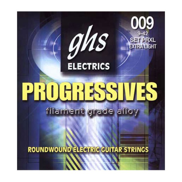 سیم گیتار الکتریک جی اچ اس GHS Progressives Electric Guitar Strings 09-42