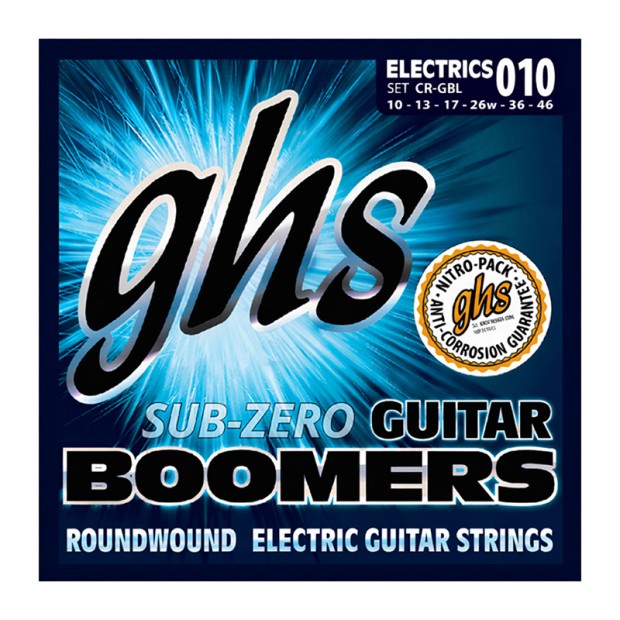 سیم گیتار الکتریک جی اچ اس GHS Sub-Zero Boomers 10-46