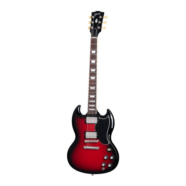 گیتار الکتریک گیبسون Gibson SG Standard 61 Stop Bar Cardinal Red Burst