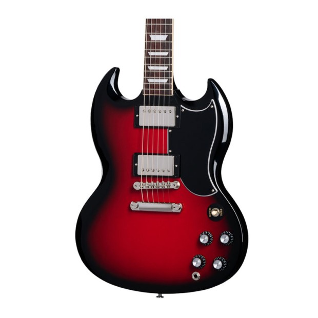 گیتار الکتریک گیبسون Gibson SG Standard 61 Stop Bar Cardinal Red Burst