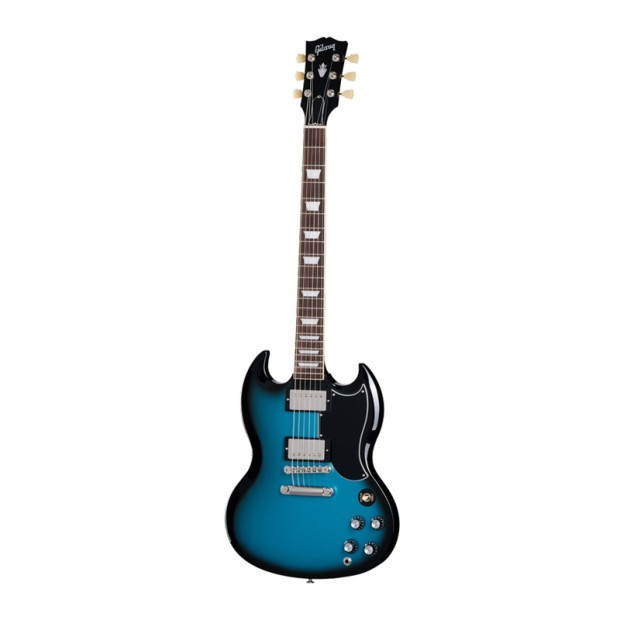 گیتار الکتریک گیبسون Gibson SG Standard 61 Stop Bar Pelham Blue Burst
