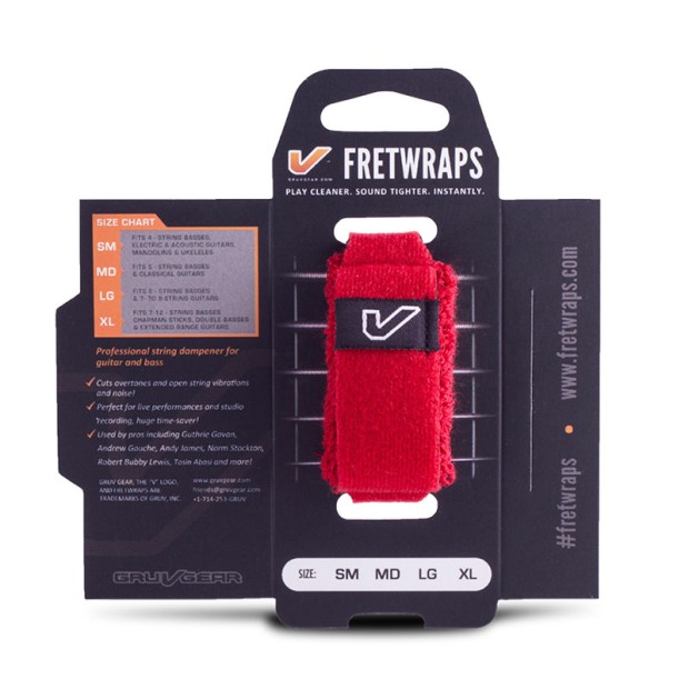 فرت رپ گروو گیر Gruv Gear Fret Wrap MD Flare (Red)