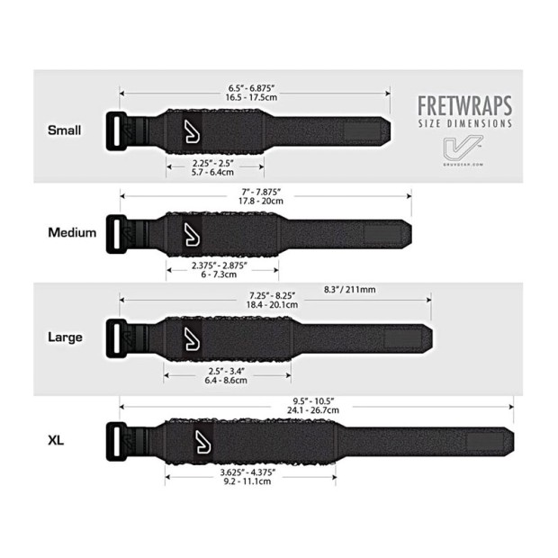 فرت رپ گروو گیر Gruv Gear Fret Wrap SM Black