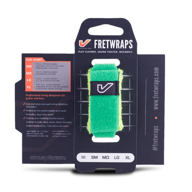 فرت رپ گروو گیر Gruv Gear Fret Wrap MD Leaf (Green)