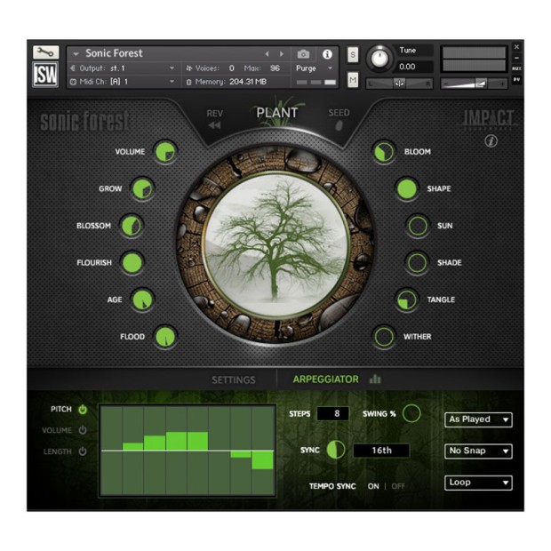 وی اس تی پلاگین Impact Soundworks Impact Soundworks Sonic Forest
