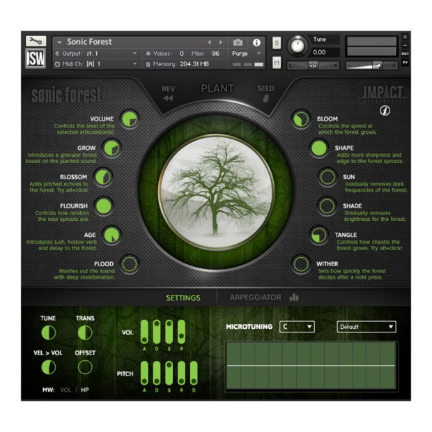 وی اس تی پلاگین Impact Soundworks Impact Soundworks Sonic Forest