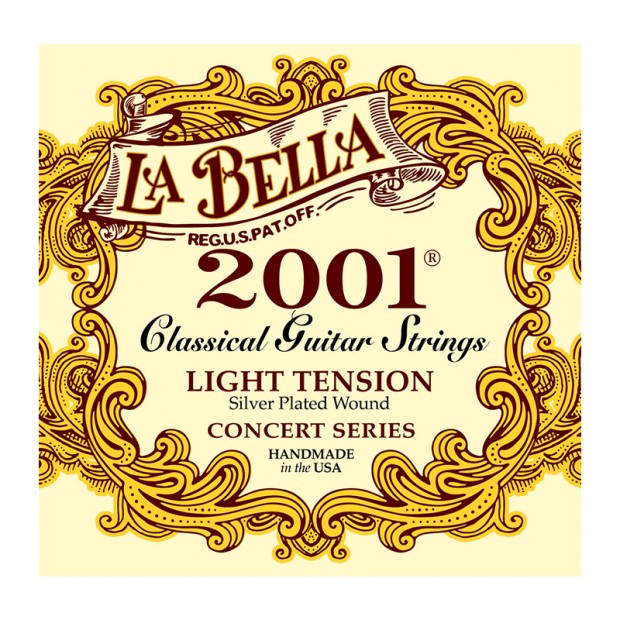 سیم گیتار کلاسیک لابلا La Bella 2001 Classical – Light Tension