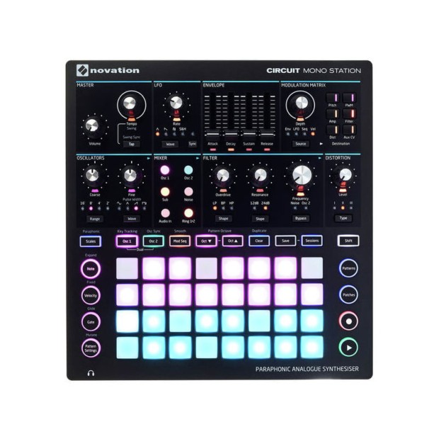 سینتی سایزر نویشن Novation Circuit Mono Station