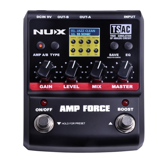 افکت گیتار الکتریک Nux Nux Amp Force