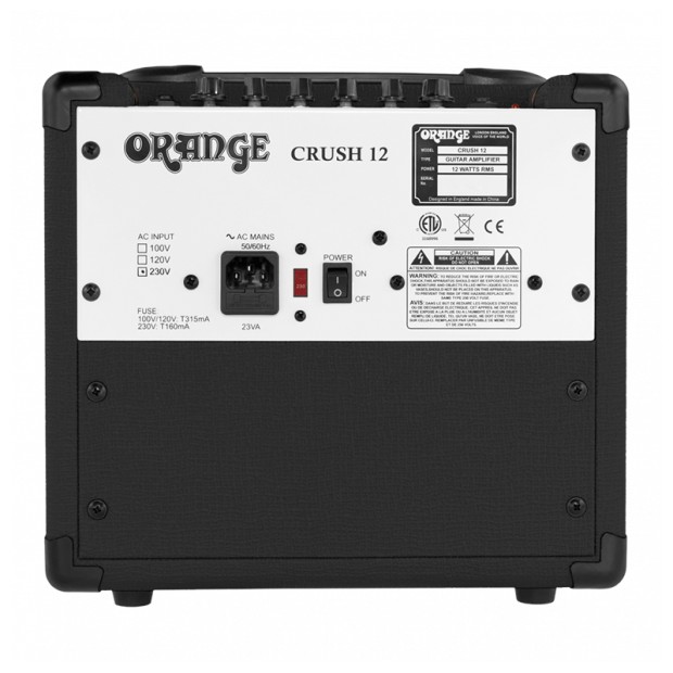 آمپلی فایر گیتار اورنج ORANGE Crush 12 BK