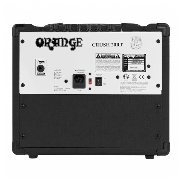 آمپلی فایر گیتار اورنج ORANGE Crush 20 RT BK