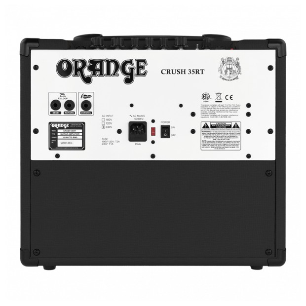 آمپلی فایر گیتار اورنج ORANGE Crush 35 RT BK