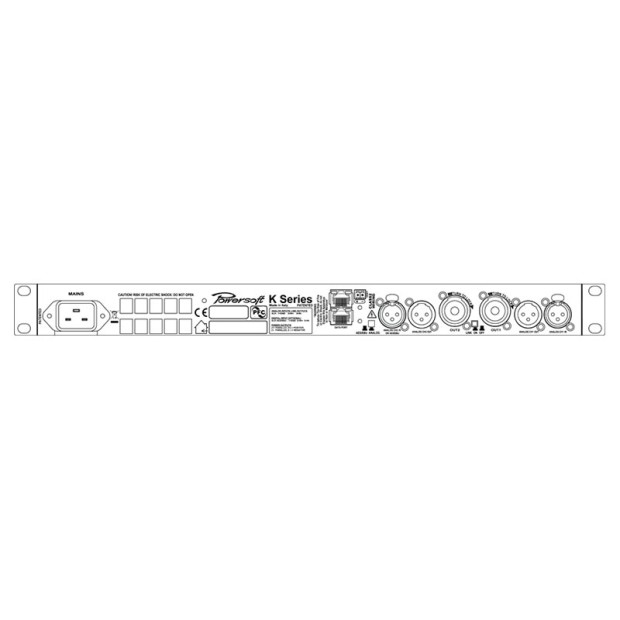 آمپلی فایر پاورسافت آدیو Powersoft Audio K3