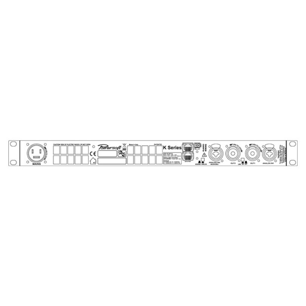 آمپلی فایر پاورسافت آدیو Powersoft Audio K6
