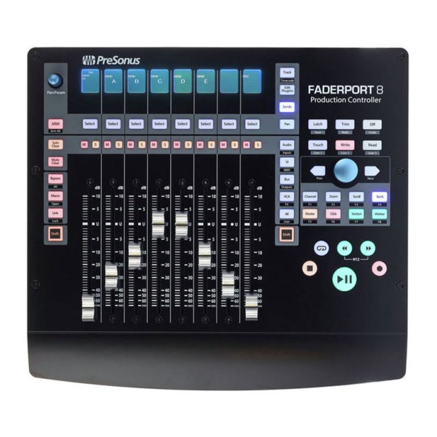 کنترلر نرم افزار پریسونوس Presonus FaderPort 8
