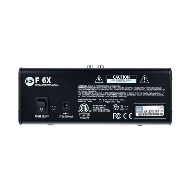 میکسر صدا آر سی اف RCF F 6X
