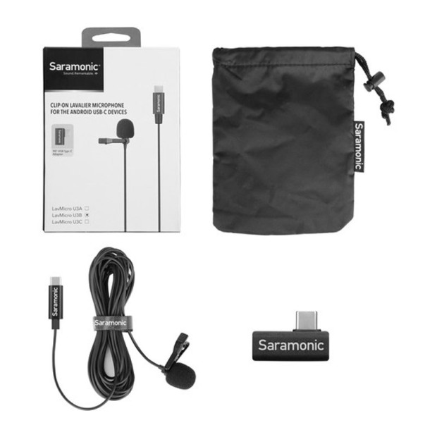 میکروفن یقه ای سارامونیک Saramonic LavMicro U3B