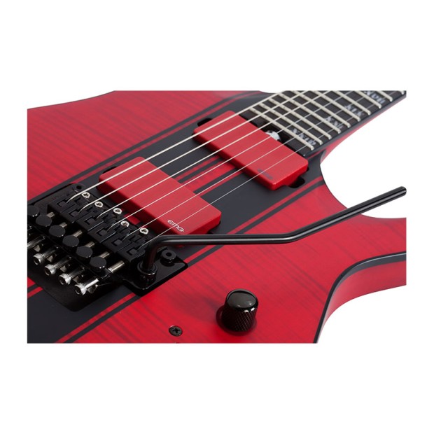 گیتار الکتریک شکتر Schecter Banshee GT-6 FR Satin Trans Red STR SKU #1523