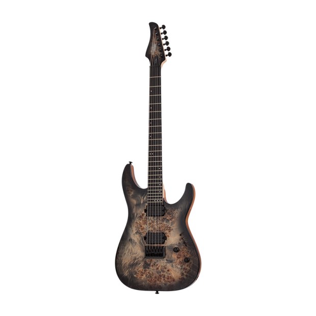 گیتار الکتریک شکتر Schecter C 6 Pro Charcoal Burst