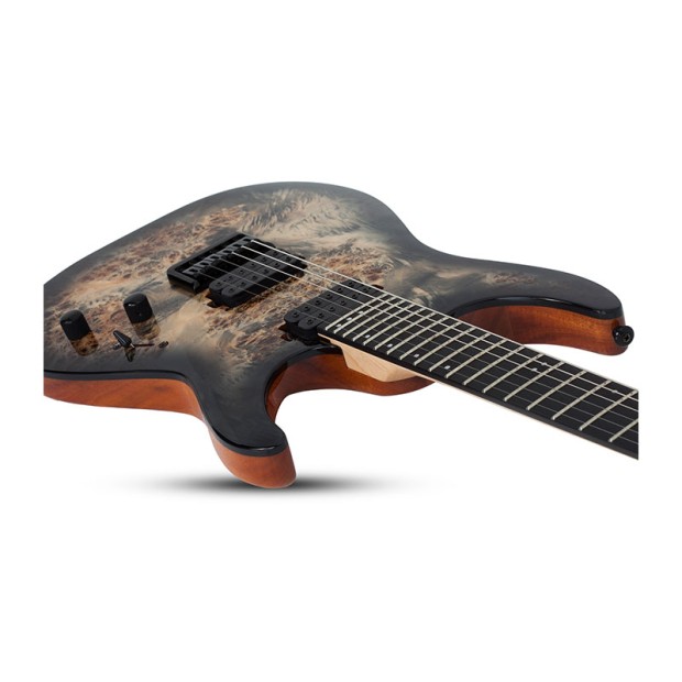 گیتار الکتریک شکتر Schecter C 6 Pro Charcoal Burst