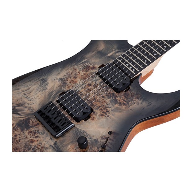 گیتار الکتریک شکتر Schecter C 6 Pro Charcoal Burst